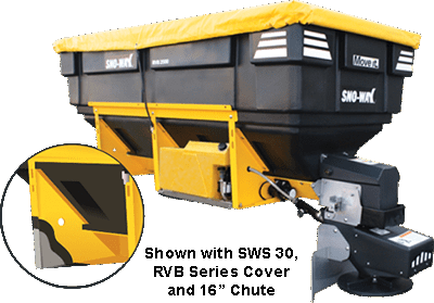 RVB Broadcast Salt Spreader with Triple Coat protection call out