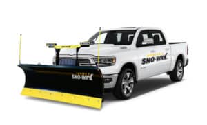 26 Series 2 Snow Plow on a white Ford F-250 truck
