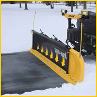 Composite Image of down pressure snow plow