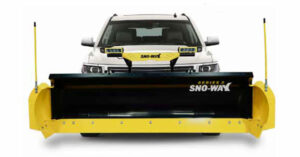 Sno-Way 26R Snow Plow on a white truck